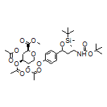 (2R,3R,4S,5S,6S)-2-[4-[3-(Boc-amino)-1-[(tert-butyldimethylsilyl)oxy]propyl]phenoxy]-6-(methoxycarbonyl)tetrahydro-2H-pyran-3,4,5-triyl Triacetate
