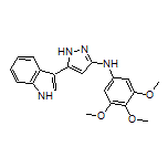 5-(3-Indolyl)-N-(3,4,5-trimethoxyphenyl)-1H-pyrazol-3-amine