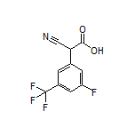 2-Cyano-2-[3-fluoro-5-(trifluoromethyl)phenyl]acetic Acid