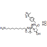 (2S,4R)-1-[(S)-2-(11-Aminoundecanamido)-3,3-dimethylbutanoyl]-4-hydroxy-N-[4-(4-methylthiazol-5-yl)benzyl]pyrrolidine-2-carboxamide Dihydrochloride