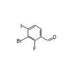 3-Bromo-2-fluoro-4-iodobenzaldehyde