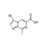 3-Bromo-8-methylimidazo[1,2-a]pyrazine-6-carboxylic Acid