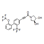 1-[(3S,4S)-3,4-Dihydroxypyrrolidin-1-yl]-3-[2’-(trifluoromethoxy)-2-(trifluoromethyl)-[1,1’-biphenyl]-4-yl]prop-2-yn-1-one
