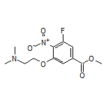 Methyl 3-[2-(Dimethylamino)ethoxy]-5-fluoro-4-nitrobenzoate