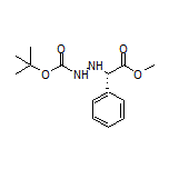 Methyl (S)-2-(2-Boc-hydrazinyl)-2-phenylacetate