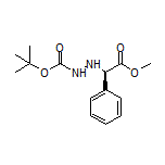 Methyl (R)-2-(2-Boc-hydrazinyl)-2-phenylacetate