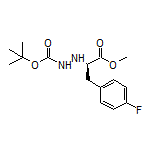 Methyl (R)-2-(2-Boc-hydrazinyl)-3-(4-fluorophenyl)propanoate