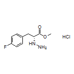 Methyl (R)-3-(4-Fluorophenyl)-2-hydrazinylpropanoate Hydrochloride