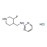N-[(3-Fluoropiperidin-4-yl)methyl]pyrimidin-2-amine Hydrochloride