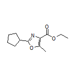 Ethyl 2-Cyclopentyl-5-methyloxazole-4-carboxylate