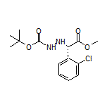 Methyl (S)-2-(2-Boc-hydrazinyl)-2-(2-chlorophenyl)acetate