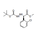 Methyl (R)-2-(2-Boc-hydrazinyl)-2-(2-chlorophenyl)acetate