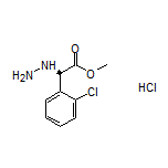 Methyl (R)-2-(2-Chlorophenyl)-2-hydrazinylacetate Hydrochloride