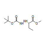 Methyl 2-(2-Boc-hydrazinyl)butanoate