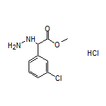 Methyl 2-(3-Chlorophenyl)-2-hydrazinylacetate Hydrochloride