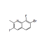7-Bromo-8-fluoro-3-iodo-2-methylquinoline