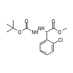 Methyl 2-(2-Boc-hydrazinyl)-2-(2-chlorophenyl)acetate