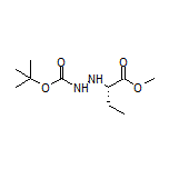Methyl (S)-2-(2-Boc-hydrazinyl)butanoate