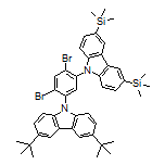 9-[5-[3,6-Bis(trimethylsilyl)-9H-carbazol-9-yl]-2,4-dibromophenyl]-3,6-di-tert-butyl-9H-carbazole