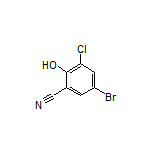 5-Bromo-3-chloro-2-hydroxybenzonitrile