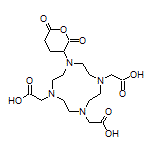 2,2’,2’’-[10-(2,6-Dioxotetrahydro-2H-pyran-3-yl)-1,4,7,10-tetraazacyclododecane-1,4,7-triyl]triacetic Acid