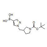 1-[(1-Boc-3-pyrrolidinyl)methyl]-1H-pyrazole-4-boronic Acid