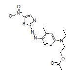 2-[Ethyl[3-methyl-4-[(5-nitrothiazol-2-yl)diazenyl]phenyl]amino]ethyl Acetate