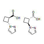 trans-2-(1H-Pyrazol-1-yl)cyclobutanecarboxylic Acid