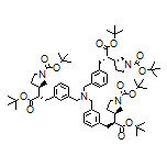 Tri-tert-butyl (R,R,2S,2’S,2’’S)-3,3’,3’’-[[Nitrilotris(methylene)]tris(benzene-3,1-diyl)]tris[2-[(R)-1-Boc-pyrrolidin-3-yl]propanoate]