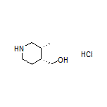 [(3R,4R)-3-Methyl-4-piperidyl]methanol Hydrochloride