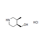 [(3S,4S)-3-Methyl-4-piperidyl]methanol Hydrochloride