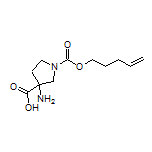 3-Amino-1-[(4-penten-1-yloxy)carbonyl]pyrrolidine-3-carboxylic Acid