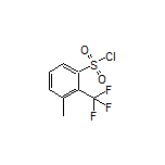 3-Methyl-2-(trifluoromethyl)-1-benzenesulfonyl Chloride
