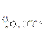 trans-N-Boc-4-[3-chloro-4-(1,2,4-oxadiazol-3-yl)phenoxy]cyclohexanamine