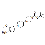 4-[4-(4-Boc-piperazin-1-yl)piperidin-1-yl]-2-methoxyaniline
