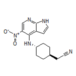 2-[trans-4-[(5-Nitro-7-azaindole-4-yl)amino]cyclohexyl]acetonitrile