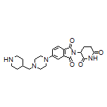 2-(2,6-Dioxo-3-piperidyl)-5-[4-(4-piperidylmethyl)-1-piperazinyl]isoindoline-1,3-dione