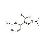 2-Chloro-4-(3-iodo-1-isopropyl-4-pyrazolyl)pyrimidine