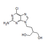 2-[2-(2-Amino-6-chloro-9H-purin-9-yl)ethyl]propane-1,3-diol