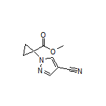 Methyl 1-(4-Cyano-1H-pyrazol-1-yl)cyclopropane-1-carboxylate