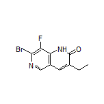 7-Bromo-3-ethyl-8-fluoro-1,6-naphthyridin-2(1H)-one