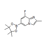 8-Fluoro-2-methylimidazo[1,2-a]pyridine-6-boronic Acid Pinacol Ester