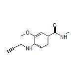 3-Methoxy-N-methyl-4-(prop-2-yn-1-ylamino)benzamide