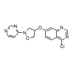 4-[(4-Chloroquinazolin-7-yl)oxy]-2-(pyrimidin-4-yl)isoxazolidine
