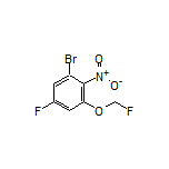 1-Bromo-5-fluoro-3-(fluoromethoxy)-2-nitrobenzene