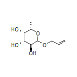 (3S,4R,5S,6S)-2-(Allyloxy)-6-methyltetrahydro-2H-pyran-3,4,5-triol