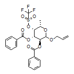 (3S,4S,5R,6S)-2-(Allyloxy)-6-methyl-5-[[(trifluoromethyl)sulfonyl]oxy]tetrahydro-2H-pyran-3,4-diyl Dibenzoate