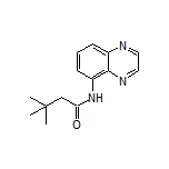 3,3-Dimethyl-N-(quinoxalin-5-yl)butanamide