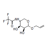 N-[(3S,4S,5S)-6-(Allyloxy)-4,5-dihydroxytetrahydro-2H-pyran-3-yl]-2,2,2-trifluoroacetamide