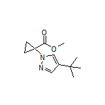 Methyl 1-[4-(tert-Butyl)-1H-pyrazol-1-yl]cyclopropane-1-carboxylate